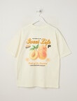 No Issue Sweet Life Short Sleeve Tee, Milk product photo View 02 S