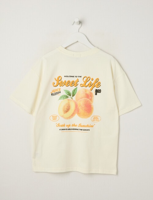 No Issue Sweet Life Short Sleeve Tee, Milk product photo View 02 L