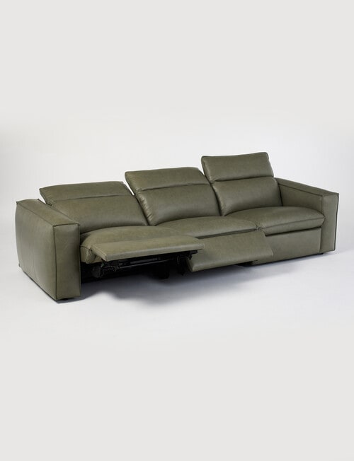 Marcello&Co Tasman Leather Electric 3 Seater Sofa product photo View 03 L