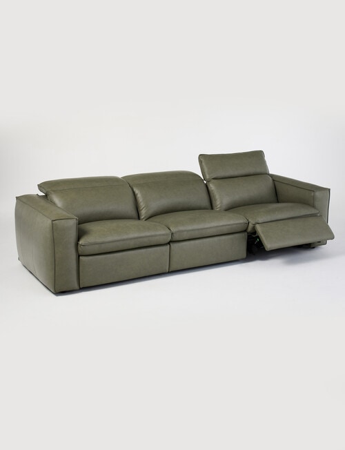 Marcello&Co Tasman Leather Electric 3 Seater Sofa product photo View 04 L