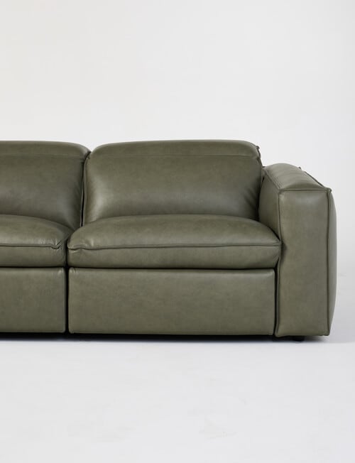 Marcello&Co Tasman Leather Electric 3 Seater Sofa product photo View 06 L