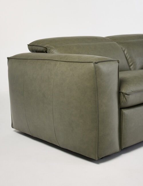 Marcello&Co Tasman Leather Electric 3 Seater Sofa product photo View 08 L