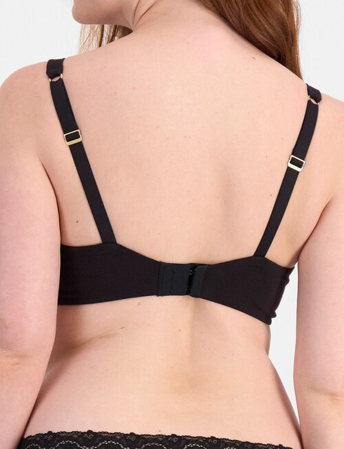 Berlei Barely There Breathe Cotton Wirefree Bra, Black, B-E product photo View 03 L