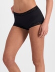 Berlei Marais Cotton Full Brief, Black product photo View 02 S
