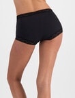 Berlei Marais Cotton Full Brief, Black product photo View 03 S