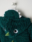 Sleep Mode Dino Onesie, Green, 2-8 product photo View 04 S