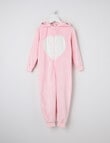 Sleep Mode Bunny Onesie, Sorbet Pink, 2-8 product photo