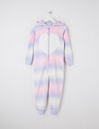 Sleep Mode Unicorn Ombre Onesie, Pink, 2-8 product photo