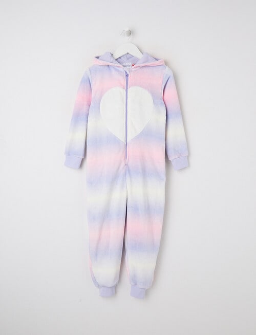Sleep Mode Unicorn Ombre Onesie, Pink, 2-8 product photo