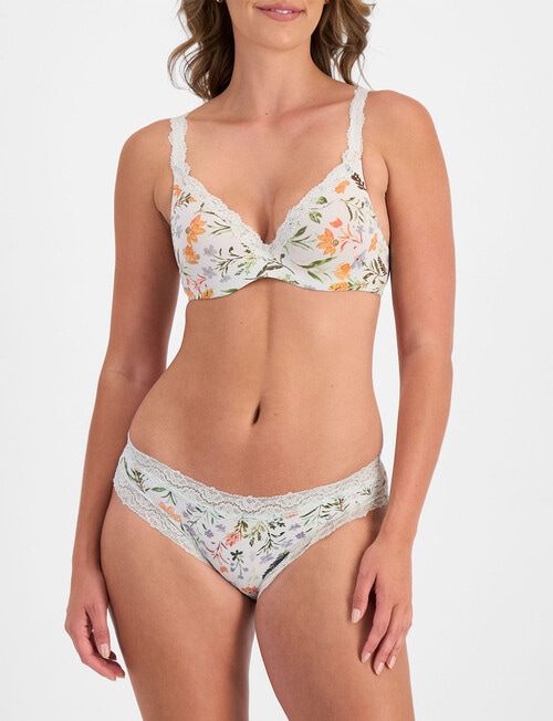 Berlei Barely There T-Shirt Bra Luxe, Floral Fille, A-E product photo View 04 L