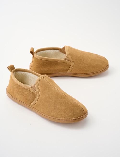 Chisel Moccasin Slipper, Tan product photo