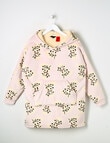 Sleep Squad Puppy Oversized Hoodie, Pink, 8-16 product photo