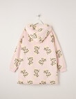 Sleep Squad Puppy Oversized Hoodie, Pink, 8-16 product photo View 02 S