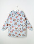 Sleep Squad Self Care Teddy Oversized Hoodie, Blue, 8-16 product photo