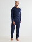 Mazzoni Viscose Rayon from Bamboo Sleep Pant, Navy product photo View 03 S