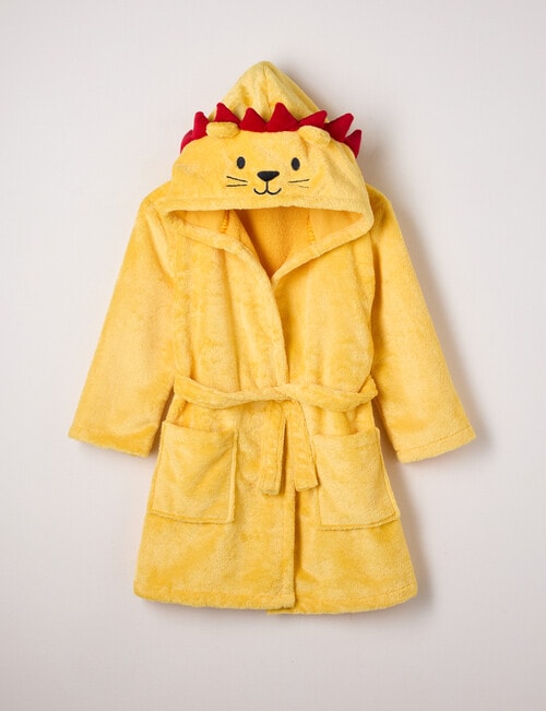 Sleep Mode Lion Robe, Yellow, 2-8 product photo