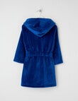 Sleep Mode Construction Embroidered Robe, Electric Indigo, 2-8 product photo View 02 S