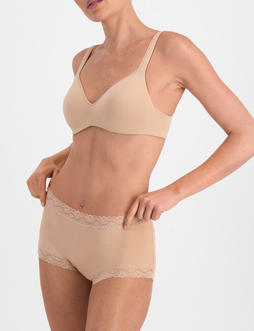 Berlei Marais Micro Full Brief, Nude product photo View 02 L