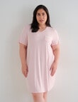 Studio Curve Sleep T-Shirt Nightie, Blush product photo