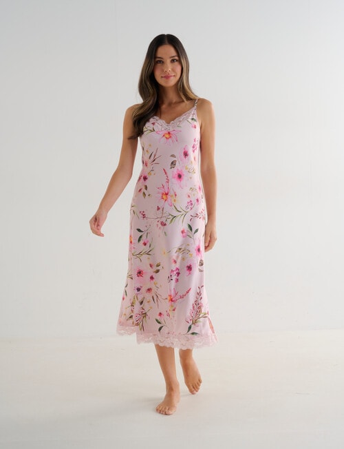 Whistle Sleep Nightie, Vintage Blush Print product photo View 03 L