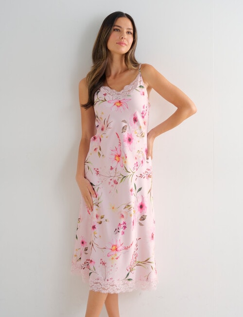 Whistle Sleep Nightie, Vintage Blush Print product photo View 07 L
