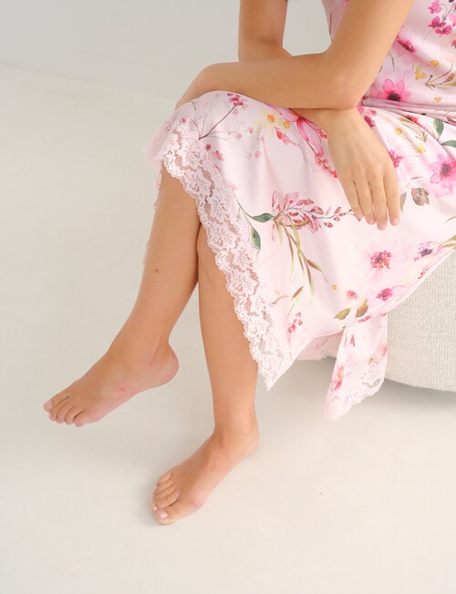 Whistle Sleep Nightie, Vintage Blush Print product photo View 08 L