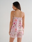 Whistle Sleep PJ Set, Vintage Blush Print product photo View 02 S