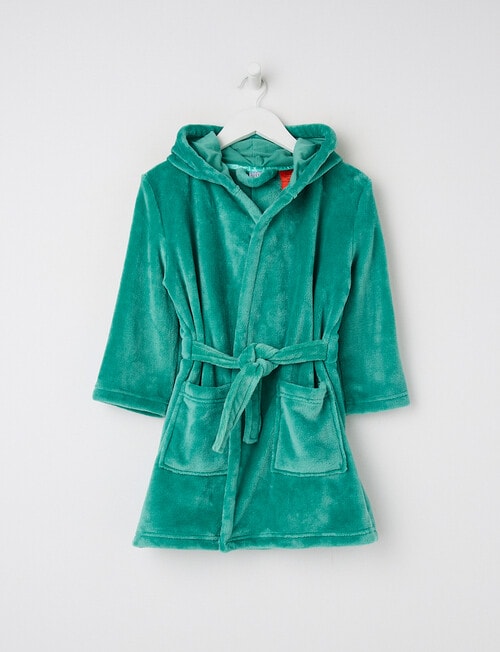 Sleep Mode Dino Spikes Character Robe, Green, 2-8 product photo
