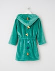 Sleep Mode Dino Spikes Character Robe, Green, 2-8 product photo View 02 S