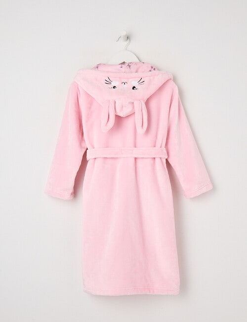 Sleep Mode Bunny Robe, Sorbet Pink, 2-8 product photo View 02 L