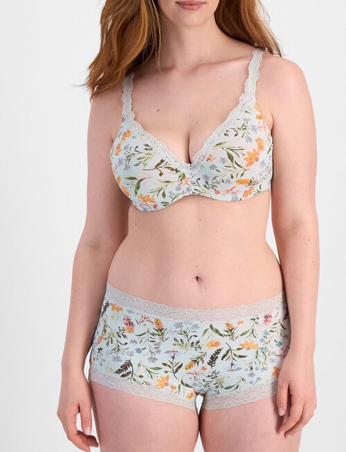 Berlei Marais Micro Full Brief, Floral Fille product photo View 02 L