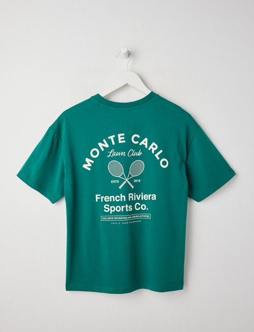 No Issue Tennis Short Sleeve Tee, Green product photo View 03 L