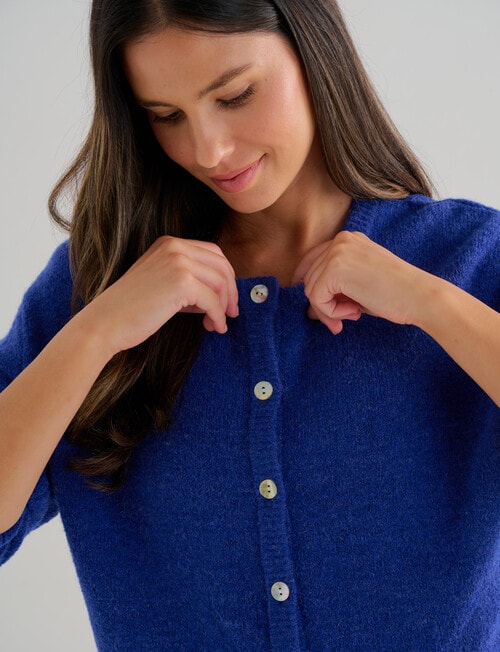 Whistle Drop Shoulder Cardigan, Nautical product photo View 05 L