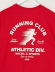 No Issue Running Club Short Sleeve Tee, Red product photo View 03 S
