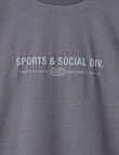 No Issue Athletic Club Short Sleeve Tee, Smoke product photo View 03 S