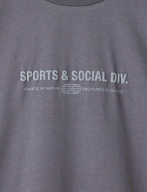 No Issue Athletic Club Short Sleeve Tee, Smoke product photo View 03 L