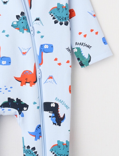 Teeny Weeny Sleep Fleece Roarsome Sleepsuit product photo View 02 L