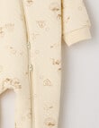 Teeny Weeny Sleep Padded Farm Printed Pramsuit product photo View 02 S