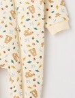 Teeny Weeny Sleep Padded Bear Pramsuit product photo View 02 S