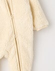 Teeny Weeny Sleep Sherpa Hooded Pramsuit product photo View 02 S