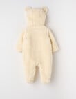 Teeny Weeny Sleep Sherpa Hooded Pramsuit product photo View 03 S