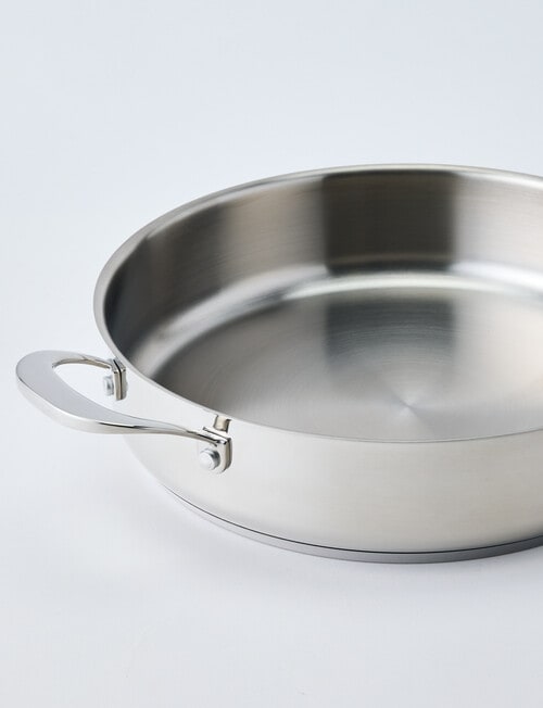 Stevens Titan Stainless Steel Saute Pan with Lid, 28cm product photo View 04 L