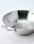 Stevens Titan Stainless Steel Wok with Lid, 30cm product photo View 04 S