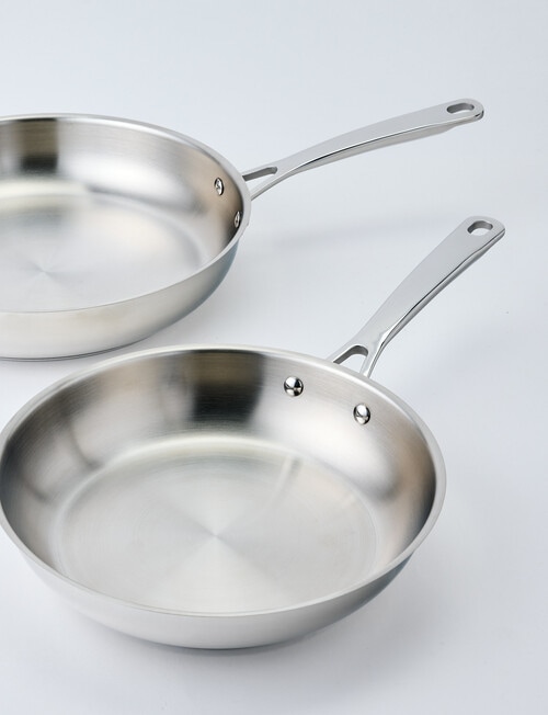 Stevens Titan Stainless Steel Frypan, 2 Piece Set, 24 & 28cm product photo View 03 L