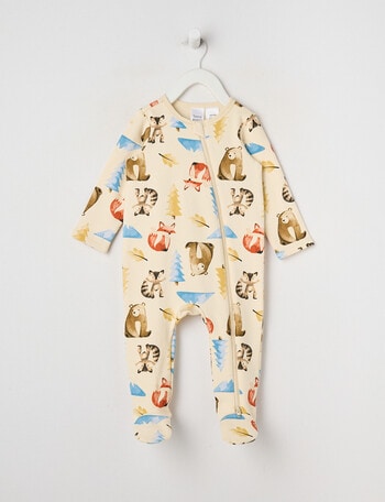 Teeny Weeny Sleep Fleece Woodland Friends Sleepsuit product photo