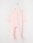 Teeny Weeny Sleep Fleece Floral Sleepsuit product photo