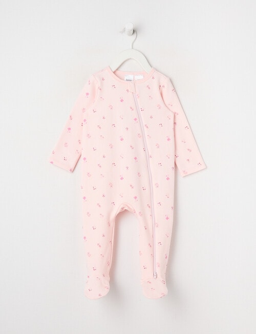 Teeny Weeny Sleep Fleece Floral Sleepsuit product photo