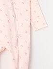 Teeny Weeny Sleep Fleece Floral Sleepsuit product photo View 02 S