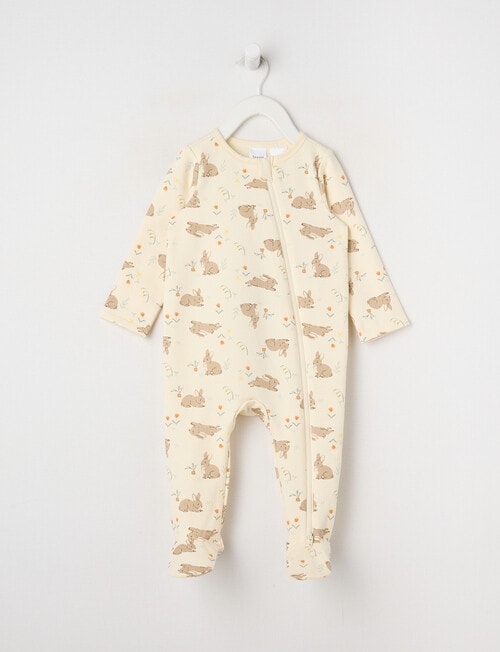 Teeny Weeny Sleep Fleece Bunny Sleepsuit product photo
