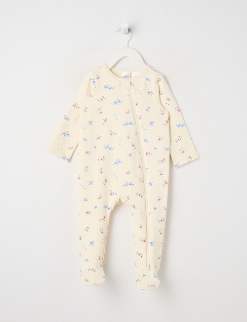 Teeny Weeny Sleep Fleece Ditsy Sleepsuit product photo